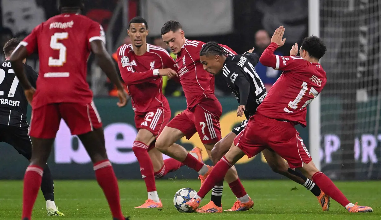 Skor 5-1 untuk kemenangan Liverpool tidak berubah hingga akhir pertandingan. Hasil ini membuat Liverpool kembali ke jalur kemenangan usai mengalami empat kekalahan beruntun di semua kompetisi sebelumnya. (Kirill KUDRYAVTSEV/AFP)