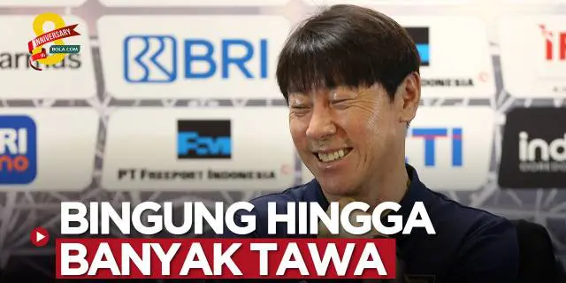 VIDEO: Bingung hingga Banyak Tertawa, Tingkah Laku Shin Tae-yong Jelang Hadapi Timnas Argentina