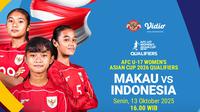 Saksikan Timnas Indonesia Putri U-17 eksklusif di Vidio. (dok. vidio.com)