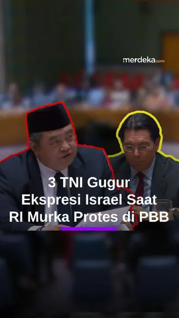 Ekspresi Israel Disemprot Depan Muka saat Indonesia Murka di PBB Soal Gugurnya 3 Prajurit TNI