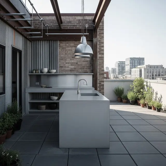 Model Dak Dapur Minimalis (Image by Gemini AI)