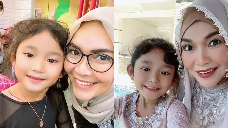 Penuh Kasih Sayang, Ini 6 Momen Kebersamaan Umi Kalsum dan Anak Ayu Ting Ting