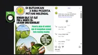 Hoaks Petani Milenial Kembali Beredar di Media Sosial, Cek Daftar dan Faktanya