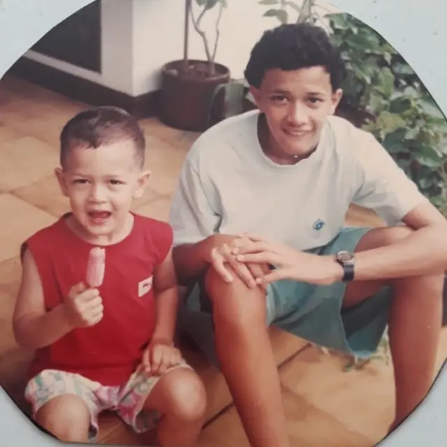 6 Potret Masa Kecil Dimas Beck, Gemas Banget