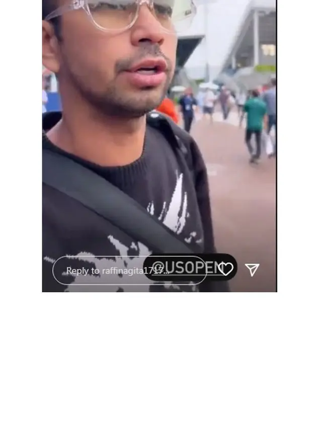 8 Momen Raffi Ahmad Nonton Final US Open 2022, Seru Banget