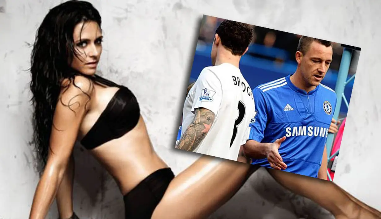 Vanessa Perroncel membuat John Terry mabuk kepayang. Ia nekat mengencani Vanessa yang saat itu kekasih  Wayne Bridge. Buntutnya, Wayne Bridge menolak bersalaman dengan John Terry (Istimewa)