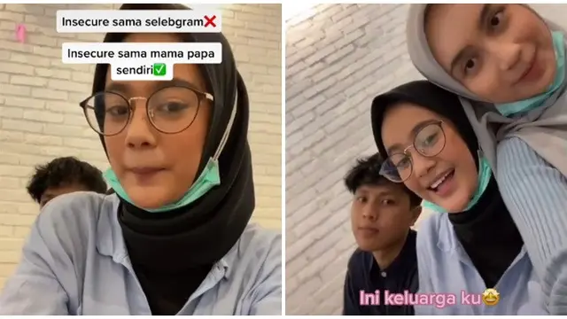 Insecure dengan Ayah Ibu, Kebersamaan Remaja Bareng Orang Tuanya Ini Bak Kakak Adik
