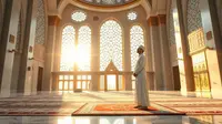 tata cara sholat dhuha 2 rakaat ©Ilustrasi dibuat AI