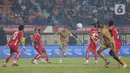 Laga babak pertama ditutup dengan skor imbang 0-0. (Liputan6.com/Helmi Fithriansyah)