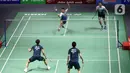 Di semifinal Indonesia Open 2024, Sabar Karyaman/Moh Reza Pahlevi Isfahani akan berhadapan dengan wakil Malaysia, Man Wei Chong/Kai Wun Tee. (Liputan6.com/Herman Zakharia)