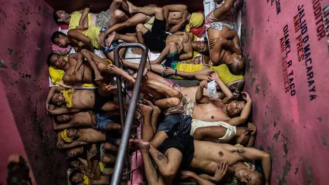 Terungkap Potret Suram Ribuan Narapidana di Penjara Filipina