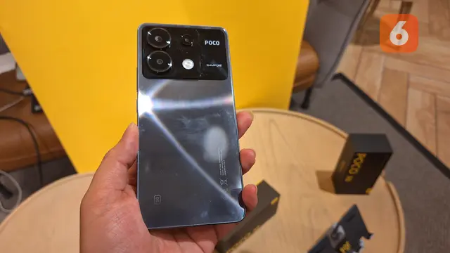 Poco X6 5G menggunakan prosesor Qualcomm Snapdragon 7s Gen 2. (Liputan6.com/Giovani Dio Prasasti)