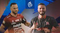 BRI Liga 1 - Bali United Vs Madura United - Ilija Spasojevic Vs Rafael Silva (Bola.com/Adreanus Titus)