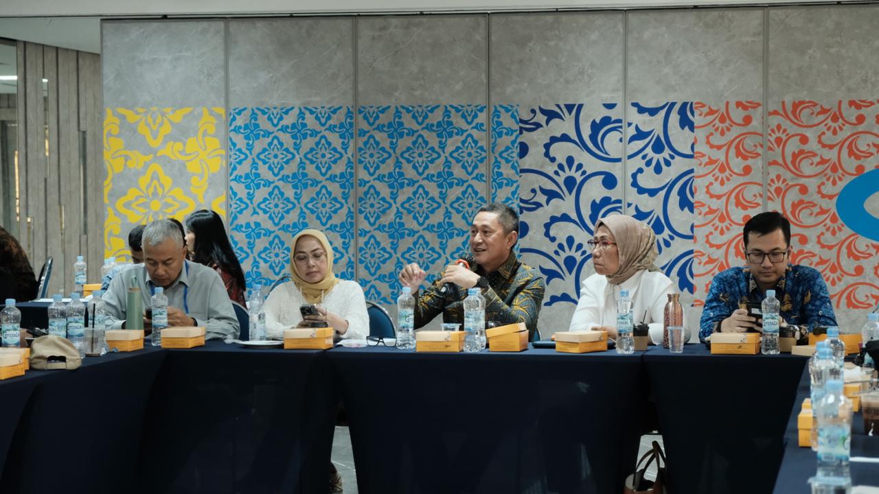 Direktur Utama PT Surveyor Indonesia Sandry Pasambuna dalam sebuah workshop, di Graha Surveyor Indonesia, Jakarta, dikutip Selasa (25/6/2024).