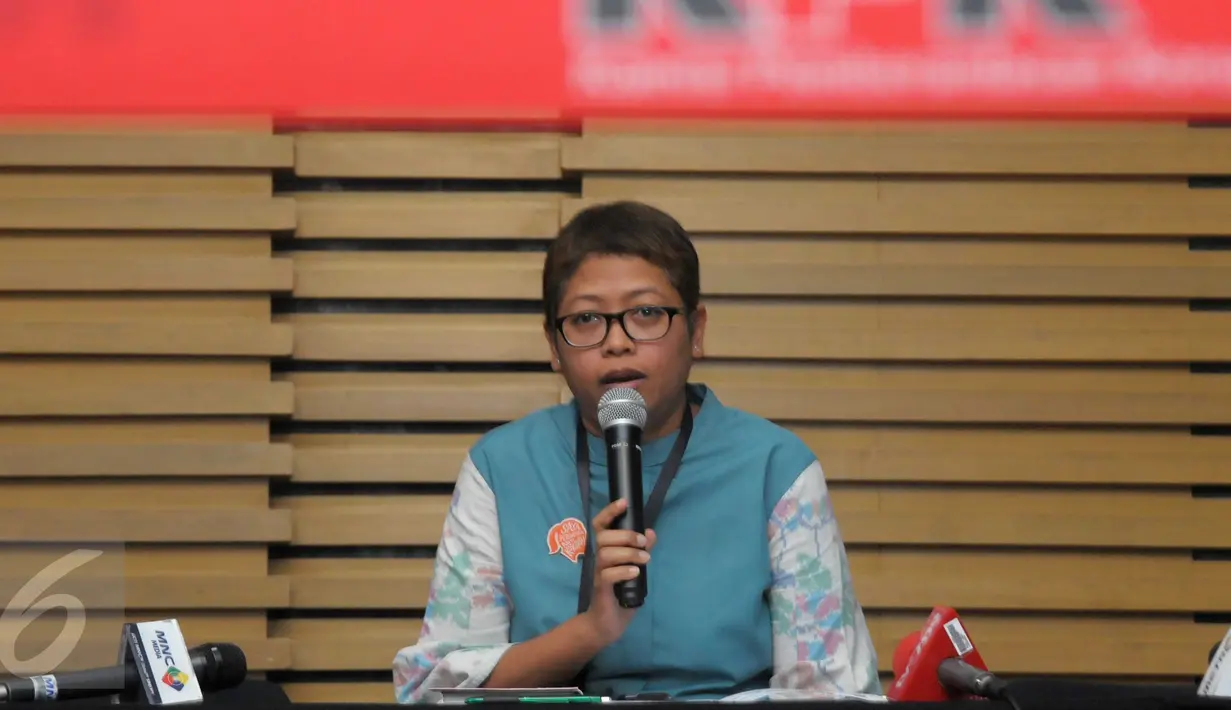 Pelaksana Harian Kepala Biro Humas KPK Yuyuk Andriati. (Liputan6.com/Helmi Afandi)