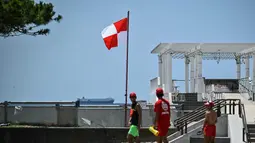 Sebelumnya, gempa berkekuatan magnitudo 8,7 di lepas pantai timur jauh Rusia telah memicu peringatan tsunami di beberapa bagian Pasifik termasuk Jepang, Hawaii, Rusia, dan Ekuador, serta peringatan di sepanjang pantai California, demikian ungkap pihak berwenang Amerika Serikat. (Philip FONG/AFP)