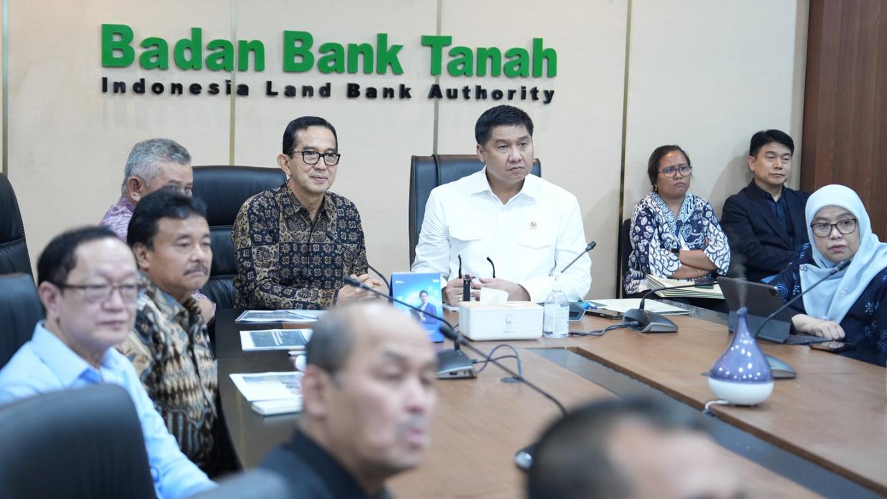 Kepala Badan Bank Tanah, Parman Nataatmadja menyampaikan