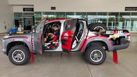 Persiapan tim Mitsubishi Ralliart jelang AXCR 2022 di Thailand. (Septian/Liputan6.com)