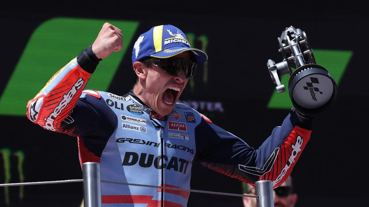 Marc Marquez dipromosikan ke tim pabrikan Ducati pada MotoGP 2025.