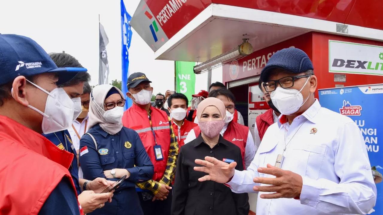 Sidak SPBU dan Kunjungi Kilang Balongan, Menteri ESDM Pastikan Pasokan BBM Mudik Lebaran Terjaga