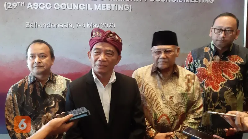 Menko PMK Muhadjir Effendy di sela ASEAN Socio-Cultural Community (ASCC) Knowledge Forum.