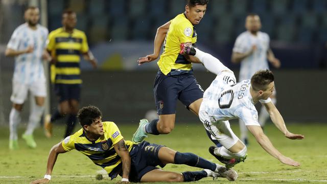 Foto Copa America: Lionel Messi Gemilang, Argentina Gilas Ekuador dan Tembus Semifinal