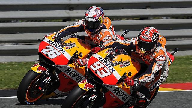 Marc Marquez dan Dani Pedrosa 