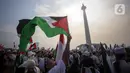 “Palestina merdeka! Palestina merdeka!” sorak peserta aksi. (Liputan6.com/Angga Yuniar)
