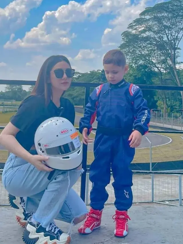 Celine Evangelista bersama anak-anaknya (Instagram/celine_evangelista)