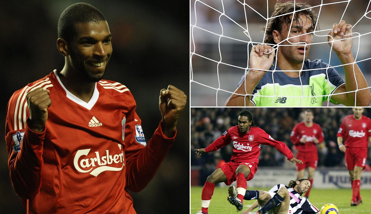 Berikut ini tujuh wonderkid yang kariernya meredup setelah bergabung dengan Liverpool. Bersinar di usia muda namun tajinya menghilang saat memasuki era keemasan. (Kolase foto-foto dari AFP)