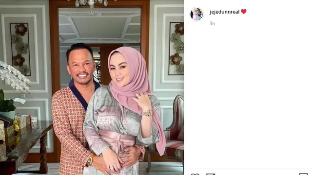 Jennifer Dunn saat dipeluk Faisal Haris