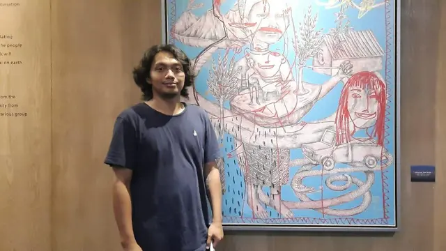 Anton seniman asal Yogyakarta