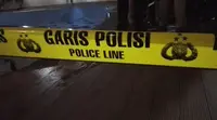 Ilustrasi garis polisi. (Liputan6.com/Raden Trimutia Hatta)
