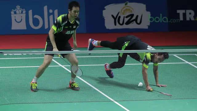 Kevin Sanjaya/Markus Gideon, Hendra Setiawan/Mohammad Ahsan, Indonesia Open 2018