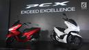 PT Astra Honda Motor meluncurkan skutik all new Honda PCX di Jakarta, Rabu (7/2). All New Honda PCX dibanderol dengan harga Rp 27 juta hingga Rp 30 jutaan. (Liputan6.com/Angga Yuniar)