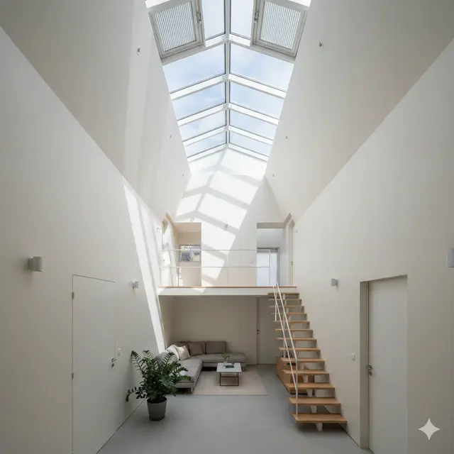 Model Rumah Mungil dengan Void Vertikal