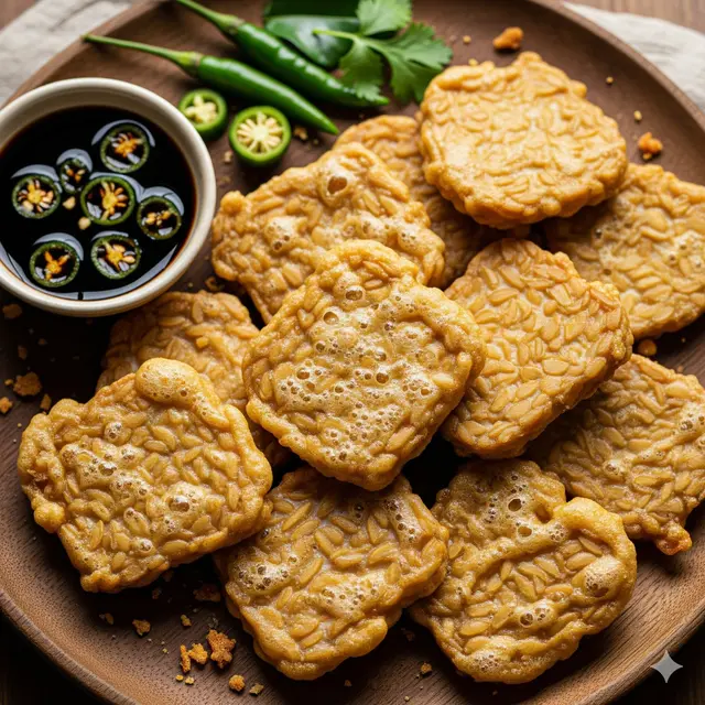 Resep Tempe Goreng (Ilustrasi AI)