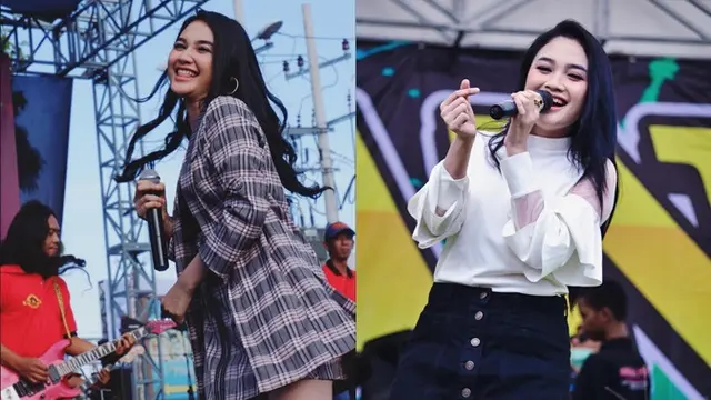 Saat berada di atas panggung, Arlida terlihat begitu energik.