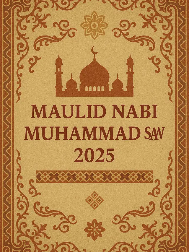 Poster Maulid Nabi Muhammad 2025 (Foto: ChatGPT)