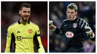 Sebagai dua klub besar di Eropa, Manchester United dan Atletico Madrid pernah diperkuat beberapa pemain hebat di masanya. Bahkan, ada 5 pemain yang pernah memperkuat keduanya dan menyisakan David De Gea hingga musim ini. Siapa saja pemain lainnya? Yuk disimak. (Kolase AFP)