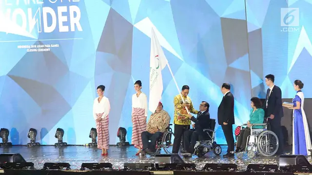Kemeriahan Closing Ceremony Asian Para Games