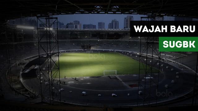 Berita video progres renovasi Stadion Utama Gelora Bung Karno yang dipersiapkan untuk menyambut Asian Games 2018 Indonesia.