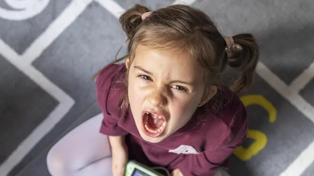 Ilustrasi anak tantrum