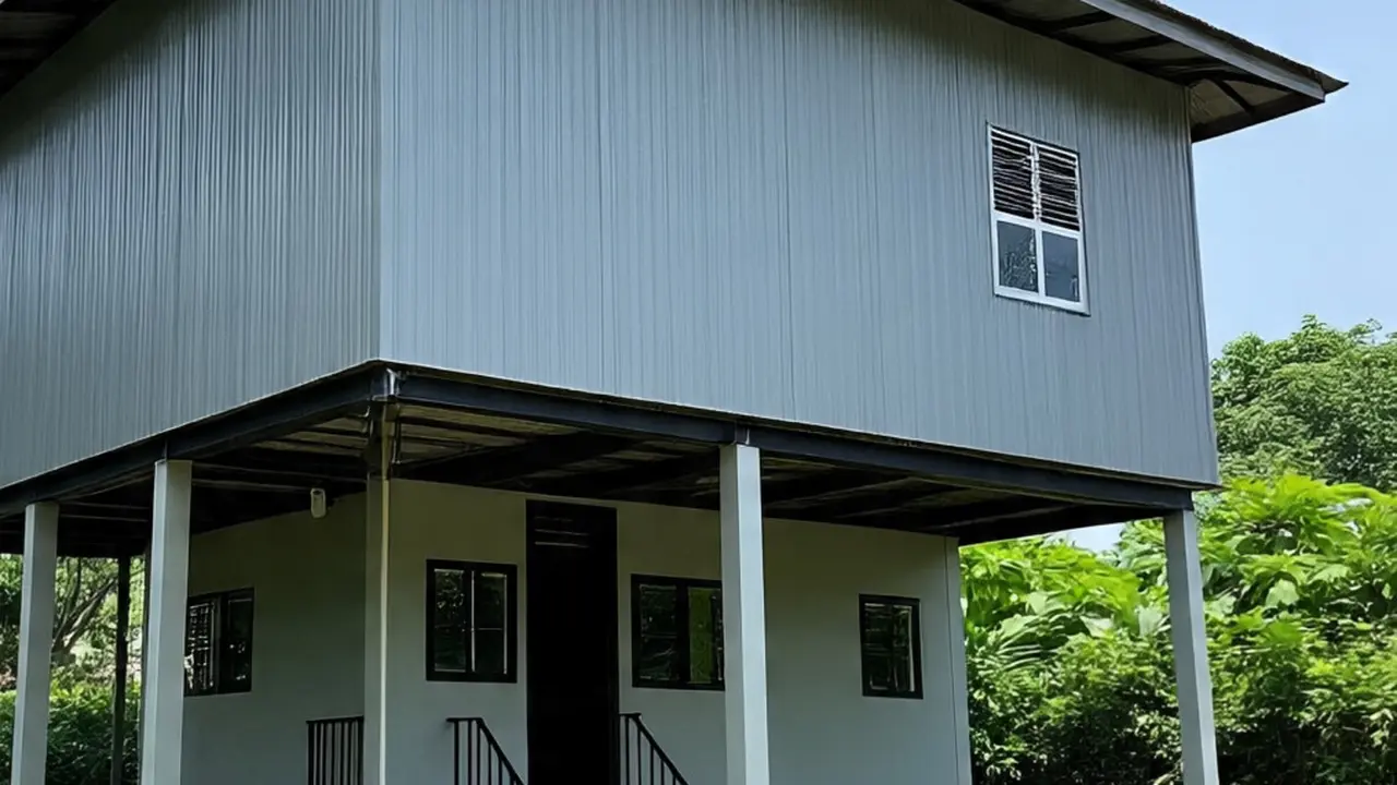 Desain Rumah Sederhana Panggung Anti Banjir