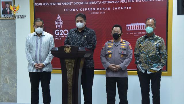 Menteri Koordinator Bidang Perekonomian Airlangga Hartarto