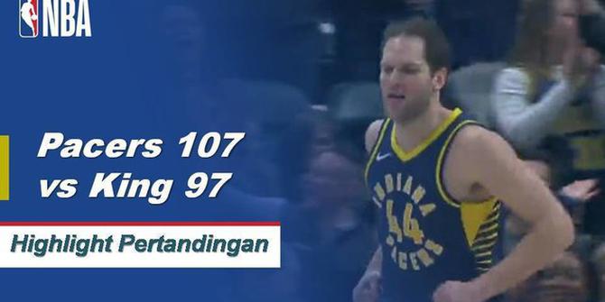 Cuplikan Pertandingan NBA : Pacers 107 vs Kings 97