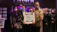 Pengusaha Muda Limbah dan Lingkungan Raih Penghargaan Indonesia Award Magazine. foto: istimewa