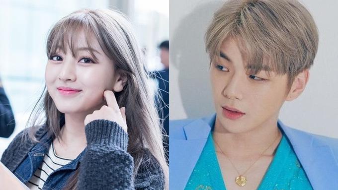 Kang Daniel and Jihyo