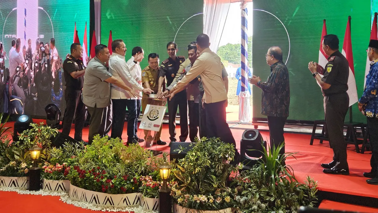 Jaksa Agung Dalam Prosesi Peletakan Batu Pertama RS Adhyaksa Jambi
