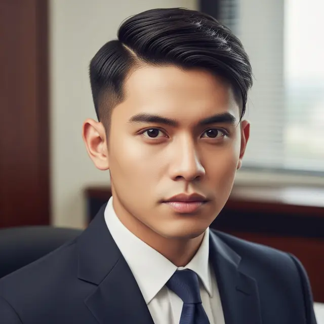 Model rambut pria ala tentara (Image by Gemini AI)